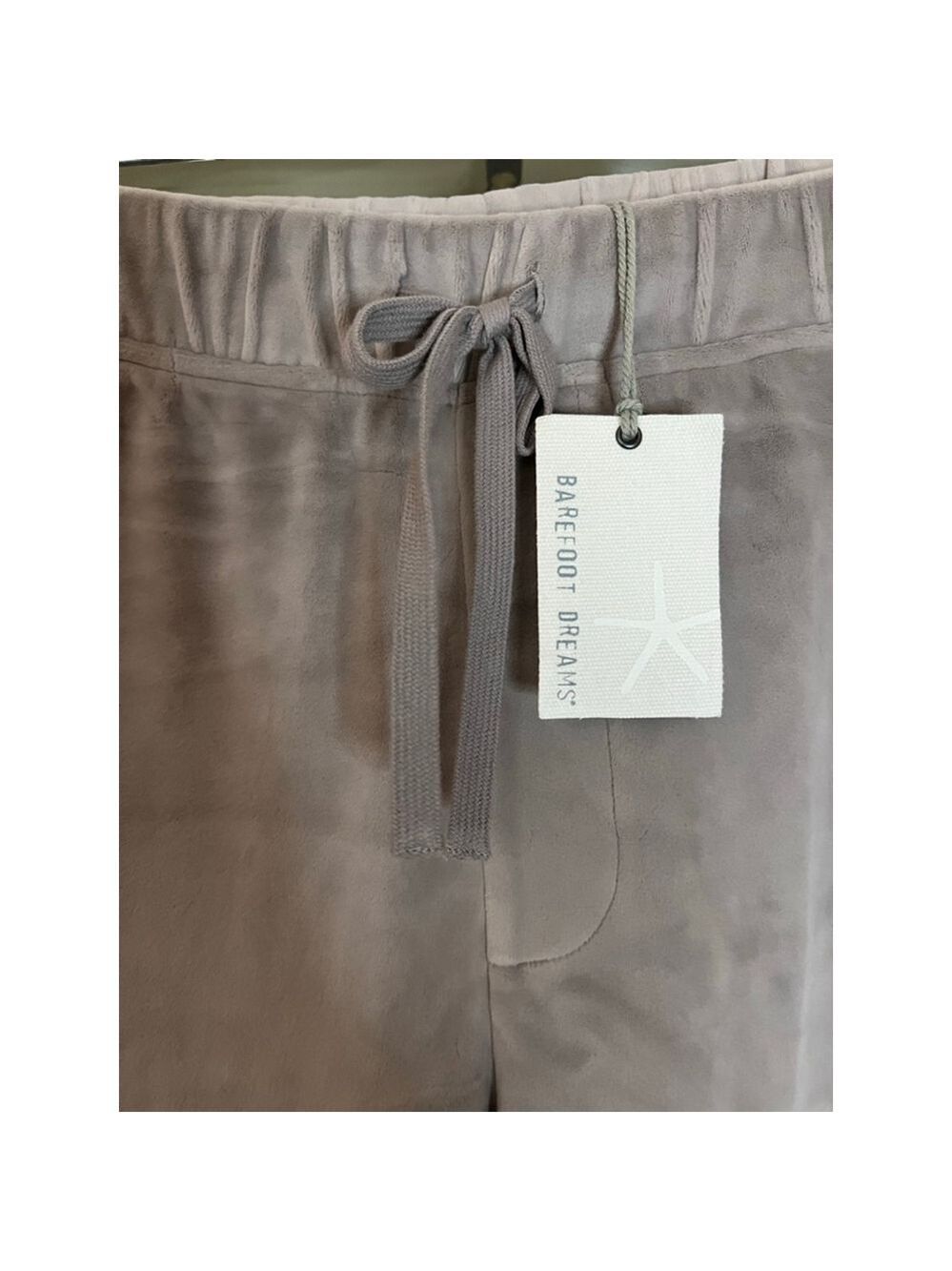 NWT Men's Barefoot Dreams LuxeChic Jogger S Nickel